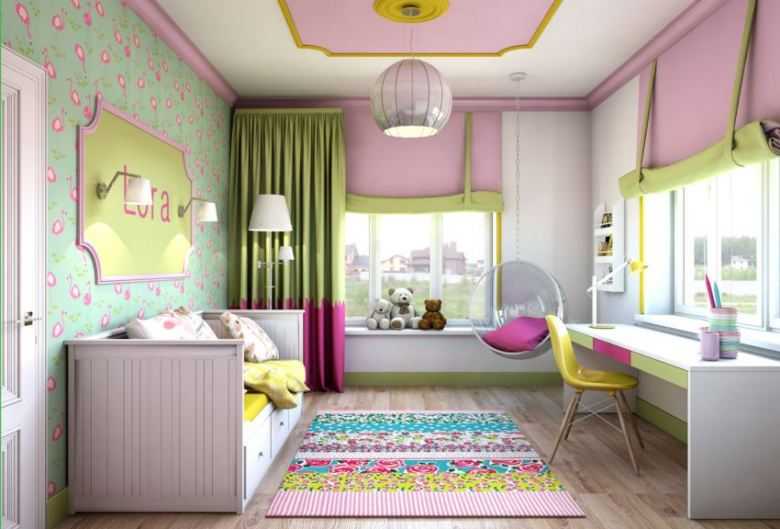Детская комната для девочки: ТОП-175 фото и видео вариантов дизайна