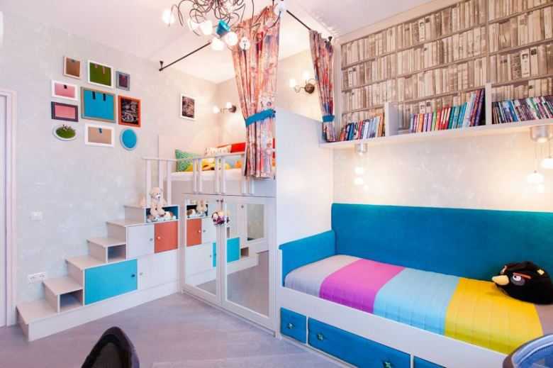 Интерьер детской комнаты — лучшие проекты оформления комнат для детей (135 фото)