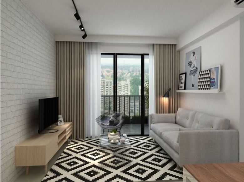 Гостиная с балконом: стильные примеры совмещения и объединения двух комнат, 180 фото интерьеров