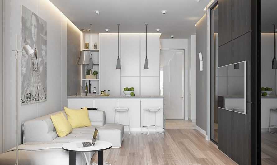 Квартира-студия 30 кв. м. — преимущества планировки квартиры-студии. Варианты зонирования, расстановки мебели (фото + видео)
