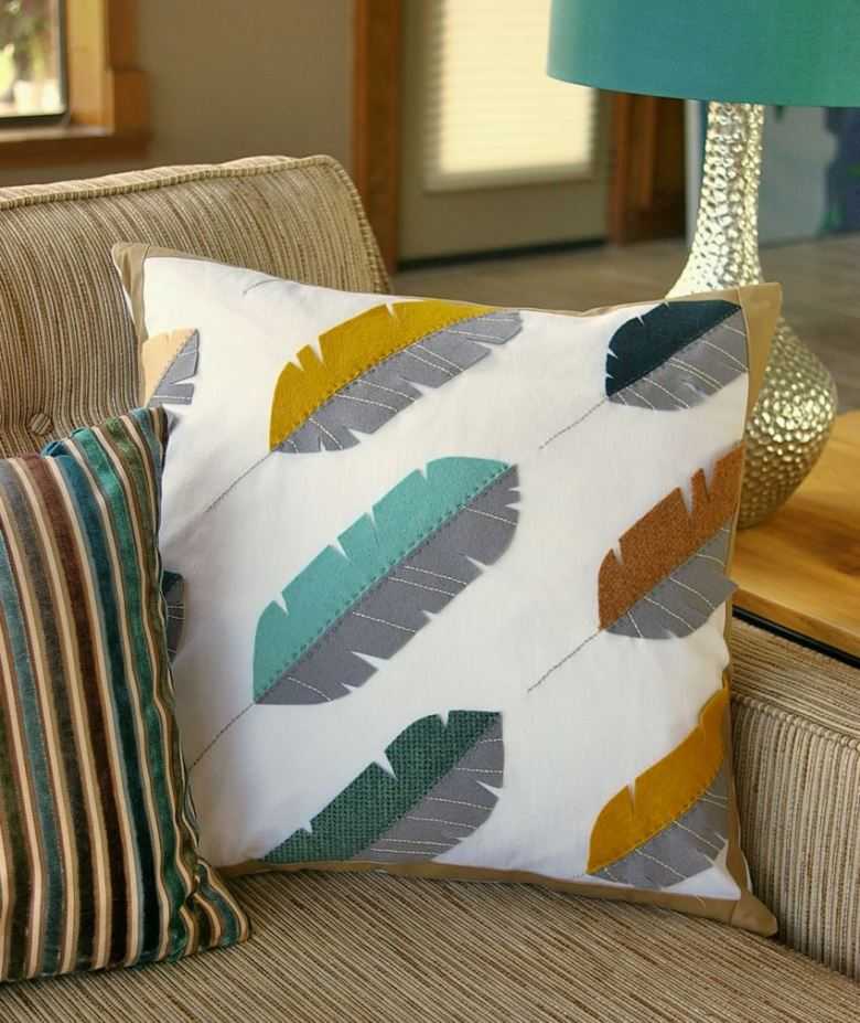 Декоративные подушки для интерьера, сделанные своими руками