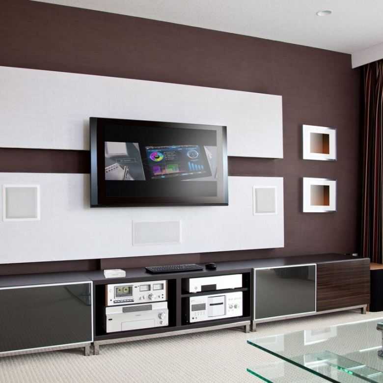 100 лучших идей дизайна: Как разместить телевизор на стене
